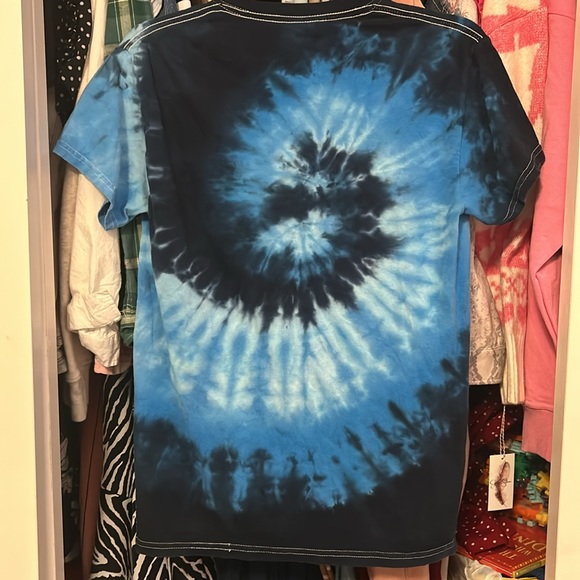 Gildan Blue Tie-Dye T-Shirt - Picture 4 of 4